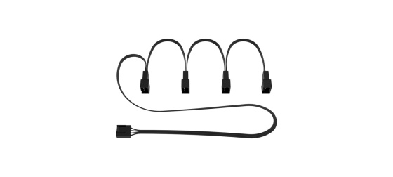 ARCTIC kabel rozbočovač, 4-pin PWM Ventilátor, 1-na-4