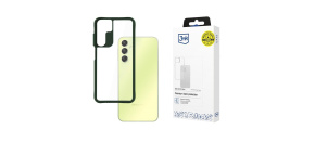 3mk ochranný kryt Satin Armor Case+ Green pro Samsung Galaxy A25 5G