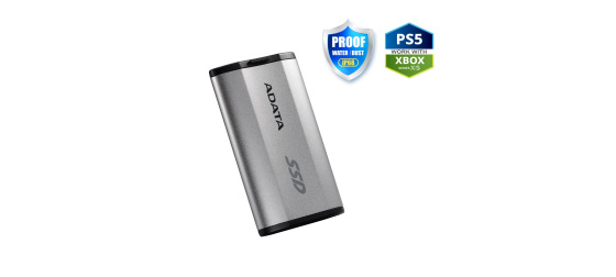 ADATA External SSD 1TB SD810 USB 3.2 USB-C, Stříbrná