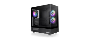 THERMAL TAKE Case View 270 Plus TG ARGB, ATX, Průhledná bočnice, 3x 120mm ARGB Fan, černá
