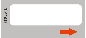 Niimbot štítky RP 12x40mm 155ks White pro D11 a D110