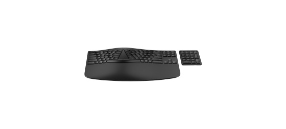 HP 960 Black Ergonomic Wireless Keyboard - bezdrátová ergonomická klávesnice CZ/SK