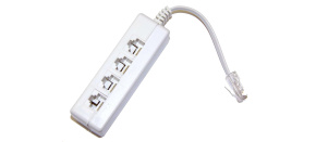 Rozčtyřka RJ45, 1x8p8c/4x8p2c - telefonní