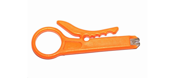 Univerzální stripovací nástroj pro UTP/FTP kabely s terminátorem 110