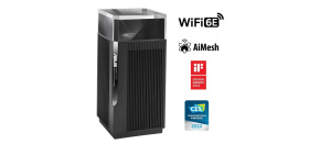 ASUS ZenWiFi Pro ET12 1-pack Wireless AXE11000 Tri-band Mesh WiFi 6E System, 2.5G WAN/LAN ASUS ZenWiFi Pro ET12 1-pack Wireless AXE11000 Tri-band Mesh WiFi 6E System, 2.5G WAN/LAN