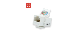 LYNX keystone UTP Cat5e, samozařevácí, 90 stp., bílý