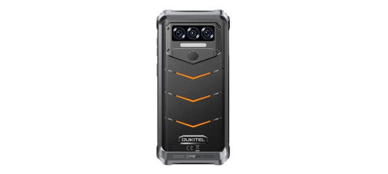 Rugged Smartphone Oukitel WP38 MT8788 6GB 256GB 10600-15W A13, Black w Orange [No Charger]