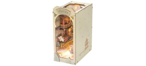 RoboTime 3D Puzzle Zarážka na knihy "Falling Sakura" (dřevěná)