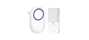 Solight bezdrátový zvonek, do zásuvky, 200m, bílý, learning code Solight bezdrátový zvonek, do zásuvky, 200m, bílý, learning code