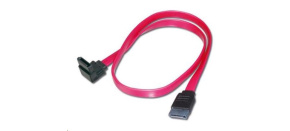 PREMIUMCORD Kabel SATA 0,5m 1x90°+1x rovný konektor PREMIUMCORD Kabel SATA 0,5m 1x90°+1x rovný konektor