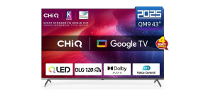 CHiQ U43QM9G TV 43", UHD QLED  Google TV-demo