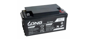 Long 12V 65Ah olověný akumulátor M6 LongLife (WPL65-12AN)