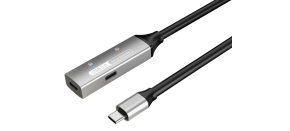 PREMIUMCORD USB-C repeater a prodlužovací kabel Male-Female, 5Gbps Aluminium 10m PREMIUMCORD USB-C repeater a prodlužovací kabel Male-Female, 5Gbps Aluminium 10m