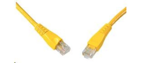Solarix Patch kabel CAT6 UTP PVC 5m žlutý snag-proof C6-114YE-5MB