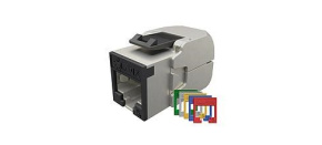 Solarix Samořezný keystone CAT5E STP SXKJ-5E-STP-RAL-SA, RAL FIT moduly, GROUND LOCK