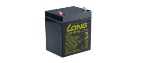 Long 12V 5Ah olověný akumulátor HighRate F1