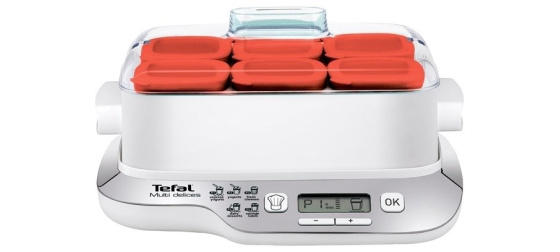 Tefal YG660 jogurtovač, 600 W, 6 nádob, bílá