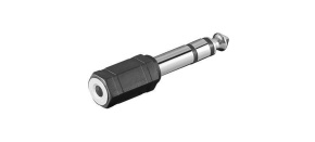 PremiumCord adaptér 6,3mm Stereo plug - 3,5mm Stereo jack (M/F)