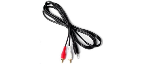 PREMIUMCORD Kabel Jack 2.5mm stereo - 2x Cinch M 2m
