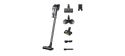 Samsung Stick vacuum AC Dry HEPA Bagless 0.8 L 550 W Black, Grey, EU