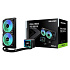 ASROCK Vodní chladič Challenger 240 Digital, 2x120mm, ARGB, LGA1851, AM5, černá