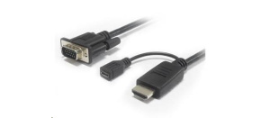 PREMIUMCORD Převodník HDMI na VGA s microUSB napájením