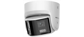 HIKVISION DS-2CD2346G2P-ISU/SL(2.8MM)(C), 4MPix IP Turret AcuSense panoramatická kamera; IR 30m, WDR 120dB, Audio, Alarm