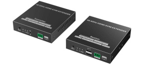 PremiumCord HDMI KVM extender na 120m přes LAN, over IP