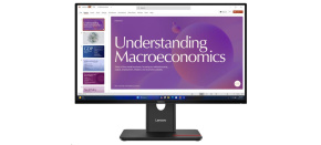 LENOVO LCD T24D-40 - 23.8",IPS,16:9,1920x1080,120Hz,250cd/m2,1500:1,4ms,USB-C(96W PD),HDMI,DP,DPout,DC,USBHub,RJ45,Pivot