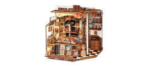 RoboTime Miniatura domečku Henryho čokoládovna RoboTime Miniatura domečku Henryho čokoládovna
