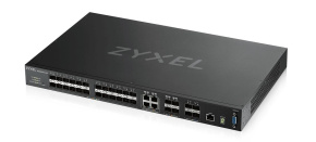 Zyxel XGS4600-32F L3 Managed Switch, 24x SFP, 4x RJ45/SFP, 4x 10G SFP+, stackable, dual PSU Zyxel XGS4600-32F L3 Managed Switch, 24x SFP, 4x RJ45/SFP, 4x 10G SFP+, stackable, dual PSU