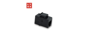 LYNX keystone spojka UTP Cat5e, 8P8C, černá