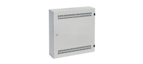 Solarix rozvaděč SOHO LC-18 s lištami 2U, 4U a 11U, 550x550x150mm šedá RAL 7035 LC-18-55-15-G