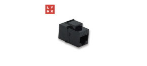 LYNX keystone spojka UTP Cat6, 8P8C, černá
