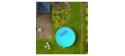 Bazén Planet Pool White/Blue - samotný bazén 350x90 cm