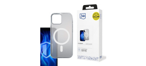 3mk ochranný kryt Frosty MagCase White pro Apple iPhone 12/12 Pro