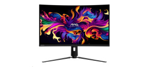 MSI LCD MAG 321CUP QD-OLED, 31.5", 3840x2160, QD-OLED, 0,03ms, VESA 100x100, Black MSI LCD MAG 321CUP QD-OLED, 31.5", 3840x2160, QD-OLED, 0,03ms, VESA 100x100, Black
