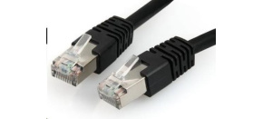 GEMBIRD kabel patchcord CAT6 stíněný FTP 1m, černý