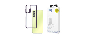 3mk ochranný kryt Satin Armor Case+ Purple pro Samsung Galaxy A25 5G