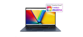 ASUS NTB Vivobook 15 (X1502VA-NJ1248W), i5-13420H, 15.6" FHD, 16GB, 1TB SSD, UHD, W11 Home, Quiet Blue