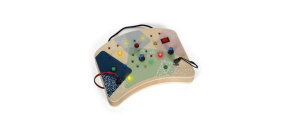 small foot Motorická deska s LED světly a vypínači