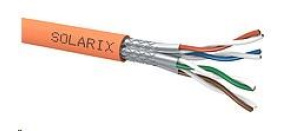 Instalační kabel Solarix SSTP, Cat7, drát, LSOHFR, cívka 500m SXKD-7-SSTP-LSOHFR-B2ca