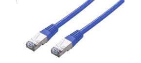 C-TECH kabel patchcord Cat5e, FTP, modrý, 0,25m C-TECH kabel patchcord Cat5e, FTP, modrý, 0,25m