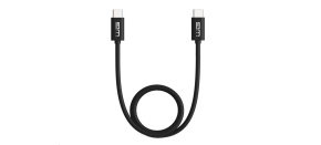 WG - Datový kabel Type-C to Type-C / 1m / 3A / black WG - Datový kabel Type-C to Type-C / 1m / 3A / black
