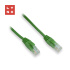 LYNX UTP patch kabel Cat5e, PVC, CCA, 0,3m, zelený (balení obsahuje 10ks)