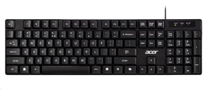 ACER drátová klávesnice AKW100,USB 2.0,5 mil. úhozů,voděodolná,Black ACER drátová klávesnice AKW100,USB 2.0,5 mil. úhozů,voděodolná,Black