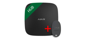 Ajax SET Hub black + DÁREK ZDARMA SpaceControl black Ajax SET Hub black + DÁREK ZDARMA SpaceControl black
