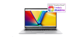 ASUS NTB Vivobook 15 (X1502VA-NJ1252W), i5-13420H, 15.6" 1920 x 1080, 16GB, 512GB SSD, UHD, W11 Home, Silver ASUS NTB Vivobook 15 (X1502VA-NJ1252W), i5-13420H, 15.6" 1920 x 1080, 16GB, 512GB SSD, UHD, W11 Home, Silver