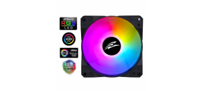 EVOLVEO 12FS ventilátor 120mm, ARGB, černý rám, slave