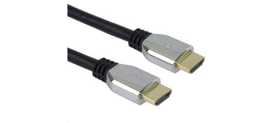 PREMIUMCORD Kabel HDMI 2.1 High Speed + Ethernet kabel (Zinc Alloy krytky, zlacené konektory) 2m